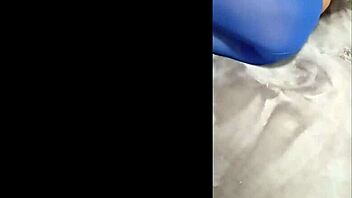 Feeling Sexy In Pantyhose And Blue High Heels