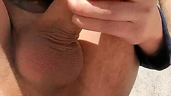 Hey, risky outdoor masturbation hoping new neighbors spot me