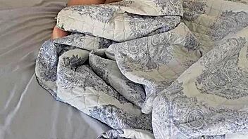 Hot wife rides my cock at dawn with big tits bouncing wildly