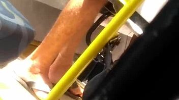 Oh man, I-I spotted this girl with those perfect little feet on the bus, y'know, just the first part of it all.