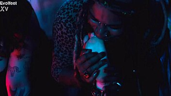 Bound for intense foot tickling and choking?