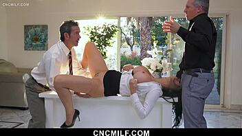 i'm the hot freeuse assistant getting fucked by bosses in office doggystyle and missionary