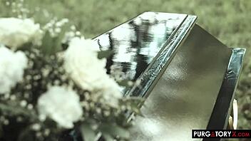 PurgatoryX explores my deepest desires in vol 1 part 1 with la petite 18+ blonde in solo lingerie masturbation.