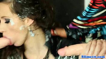 I Feel So Thrilled Watching Adorable Eurobabes Indulge in Bukkake Fetish With Strapon Fucking and Glamour Cum