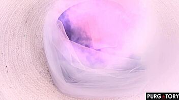 PurgatoryX explores my deepest desires in vol 1 part 1 with la petite 18+ blonde in solo lingerie masturbation.