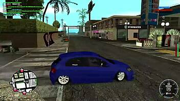 i feel so horny playing mta while my friend sucks me off in hardcore action