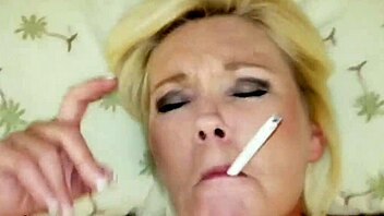Let me tell you about this hot POV smoking session that ends with a messy facial cumshot.
