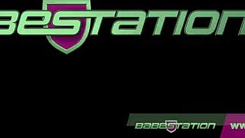 Alicia sweets plays with herself in babestation kitchen.