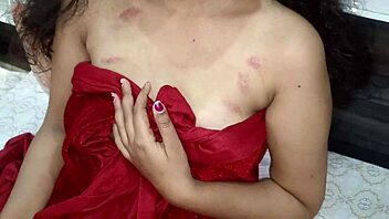 Newlywed couple dives into intense wedding roleplay with Hindi audio