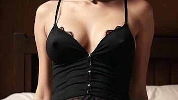 hey, check out this ai-generated naked victorian woman in retro goth cosplay, her pussy exposed so sexy