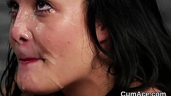 Why Does This Frisky Kitten Swallow Every Cumshot Drop?