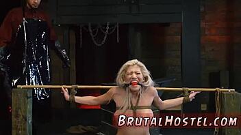 I feel so thrilled watching this skinny teen 18+ in extreme anal compilation with big-breasted blonde Cristi Ann bound in BDSM action and hardcore bondage sessions.