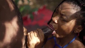 Why is this big dick pounding in the forest with massive ass and tits action?