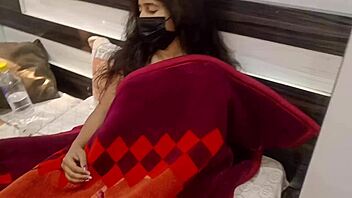 Newlywed couple dives into intense wedding roleplay with Hindi audio