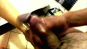 Ouch, ready for ball busting cum on my feet now?