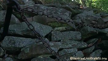 Clamped up hotty, are you ready for those fuck holes to get thrashed hard?