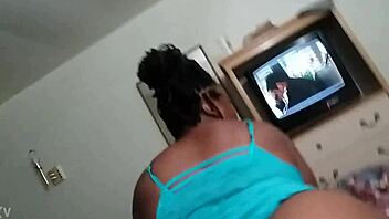 Ass And Pussy Ride Fat Dick In Riding Cowgirl With Cock Action