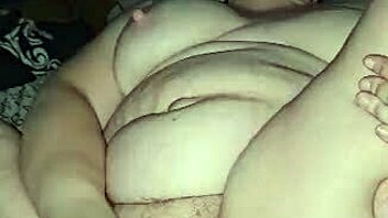 Cumming hard with big tits milf in intense sex session