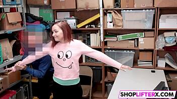 Innocent teen april reid caught as thief in shop punishment