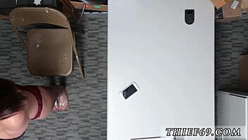 police babe gets caught up in a theft suspicion leading to intense petite teen action