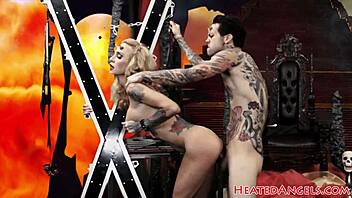 devilish punk babe with piercings and tattoos gets her emo cunt drilled hard