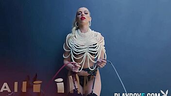 Round Ass Teen 18+ Model Blonde Allie Nicole Hot Posing for Playboy