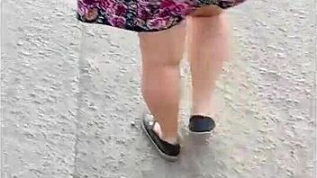 cazador picks up mature bbw prostitute for outdoor anal doggystyle licking and rough fucking in public.