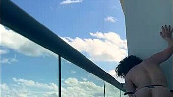 Strap on fun in Cancun with Mexican milf and brunette