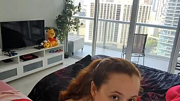 huge tits redhead massage gets intense as tublancopapi explores riding and licking in a narrative of passionate encounters with the girl next door. details include cowgirl creampie and oiled pov handjob in amateur style.