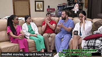 Canadian guy explores latex gloves and enema play behind the scenes with anal fingering and masturbation