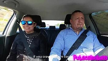 Outdoor Casting Nataly Roux from Car to Dungeon with Explosive Mouth Finish