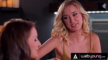 i feel so aroused watching these petite 18+ blondes and brunettes lick and scissor each other wildly