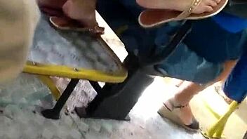 Oh man, I-I spotted this girl with those perfect little feet on the bus, y'know, just the first part of it all.