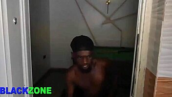 Oh Wow, Sexy Ebony Babe With Fat Ass And Small Waist Fingers Herself In Kitchen Close Up!