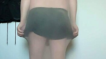 in this tale, chubby german carmen nylonjunge tries full-body nylon pantyhose for solo foot fetish fun