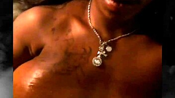 Hey, you ready for this hot titfuck with oiled black tits and big black cock action?