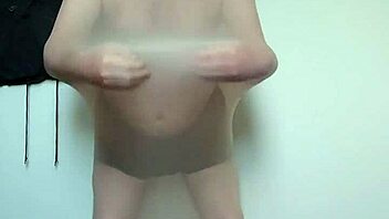 in this tale, chubby german carmen nylonjunge tries full-body nylon pantyhose for solo foot fetish fun