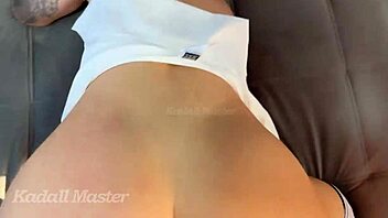 my girlfriend was heading out without panties to tease me big time 😈 wet pussy blowjob and monster cock pounding in bedroom roleplay