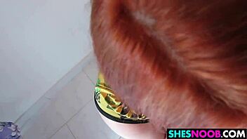 Why Does Curvy Redhead Rainia Belle Crave That Monster Cock For First Time Hardcore Fucking?