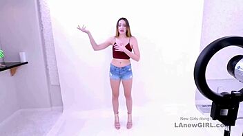 Timeless Brunette Goddess Gets Fucked At Modeling Audition With Cum Swallow And Massage