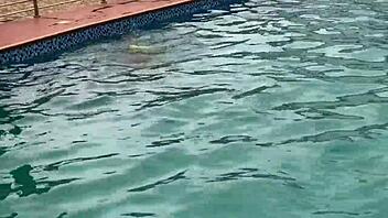 Whoa, after chilling at the pool I pounded that curvy bbw babe with oiled tits until massive cumshot exploded!