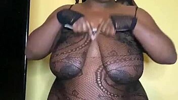 Femdom Ebony With Big Ass And Tits Demands Interracial Tongue Worship