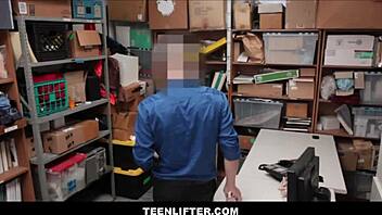 Teenlifter tells the story of cute tiny 18+ Asian teen caught shoplifting who gets strip searched and fucked by big cock mall cop for no charges - Aurora Winters Wrex Oliver