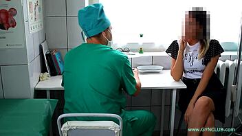 I feel so vulnerable during this intense gyno exam with vibrator and nurse handling everything carefully