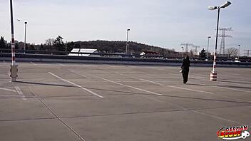 Fit Italian girl Lola Danger with small tits rides rough in doggystyle anal during hardcore casting pickup