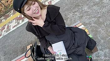 Why is amateur Japanese shop girl Keiko getting stripped and fucked by stranger in Tokyo hotel?