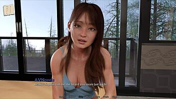 Brunette Milf With Big Tits Shows Off Her Boobs In Detailed Action