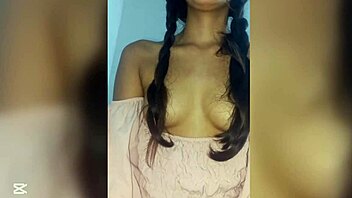 i love how this 18yo cutie with perfect tits sucks my fingers in homemade clip