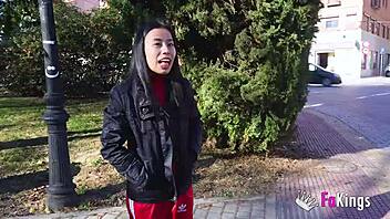 I feel so excited banging sweet Asian hottie Lore with her long hair and cute ass in hardcore casting session