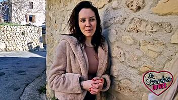 Cataleya 28ans shows off as slutty French milf with tattoo in European amateur action.